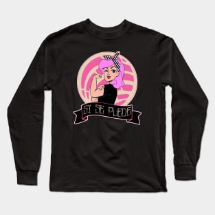 Pink pin up Long Sleeve T-Shirt